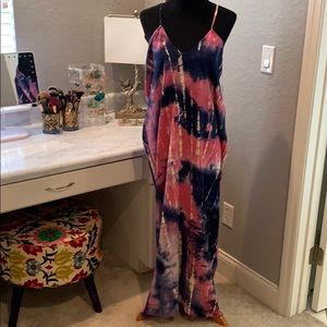 Tie-Dye Maxi Dress